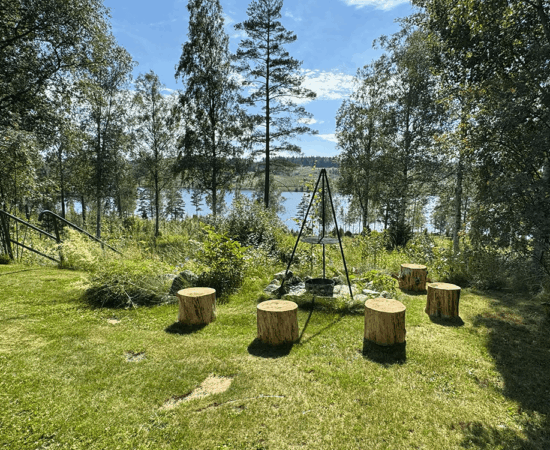 Seeblick Feuerstelle